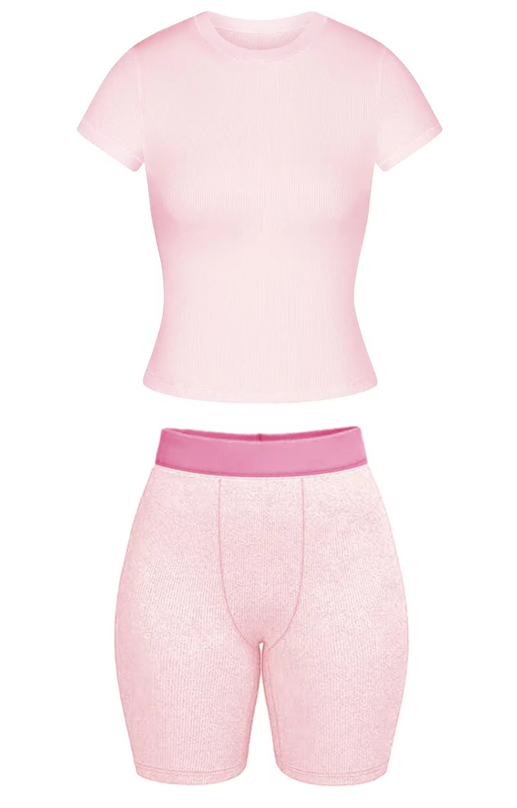 Short sleeve light pink