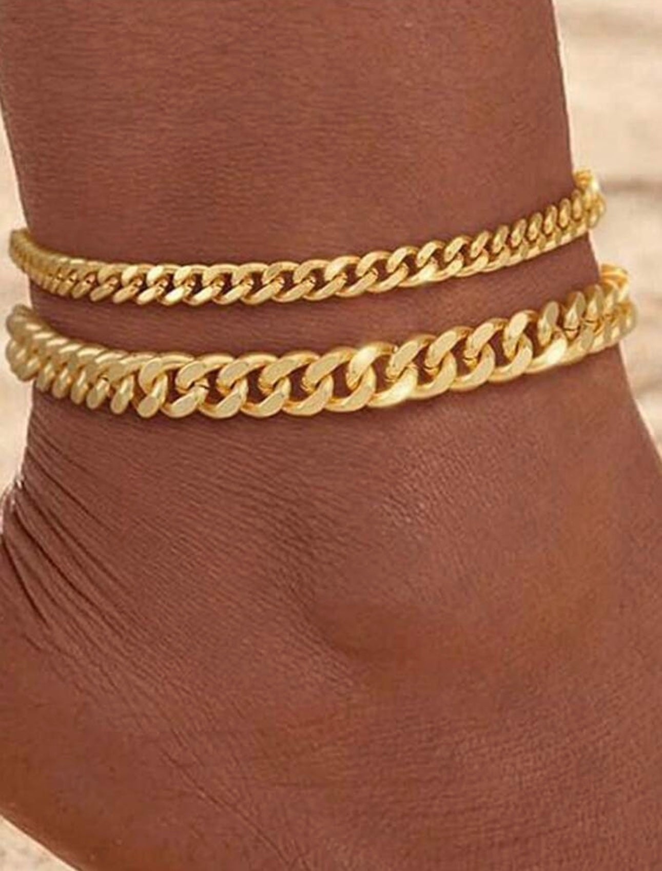 gold anklet