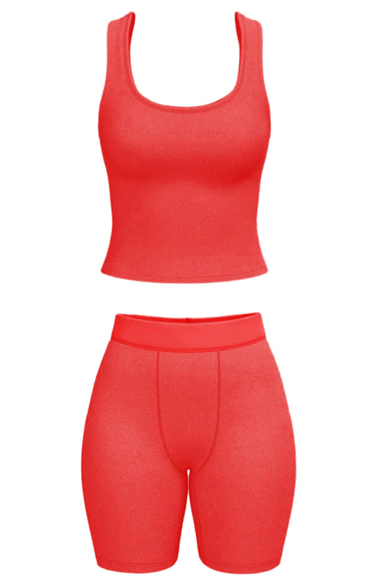 Red tank top