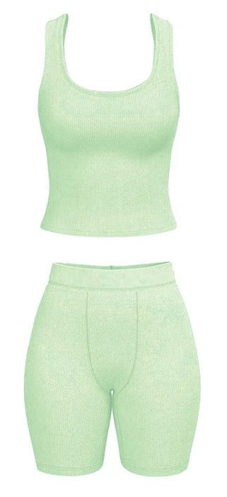 Light green tank top